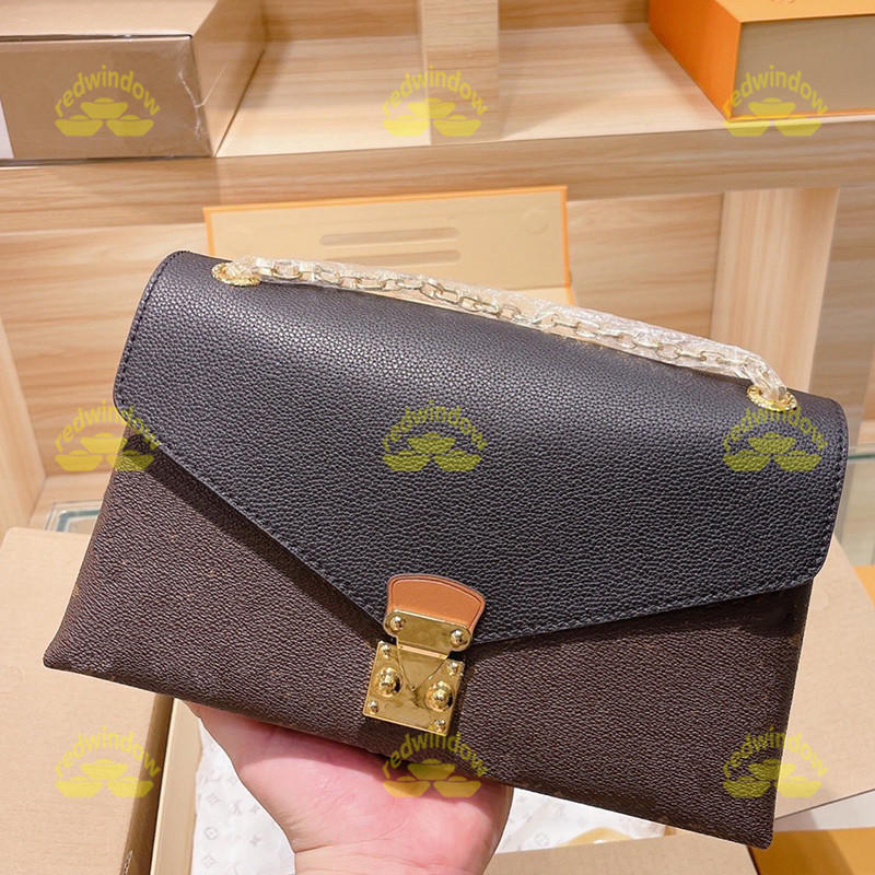

Classic Luxurys Designers Bags Famous Fashion Brand Womens Handbags Purses Top Quality Leather Handbag Clutch Shoulder Crossbody Bag 21811-L, 26*17cm