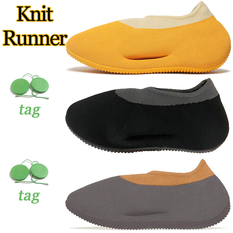 

Hotsale Knit Runner Running Shoes Slip on Men Women Sneakers Sulfur Stone Carbon Black Grey Sports Trainers Outdoor Fashion Sock