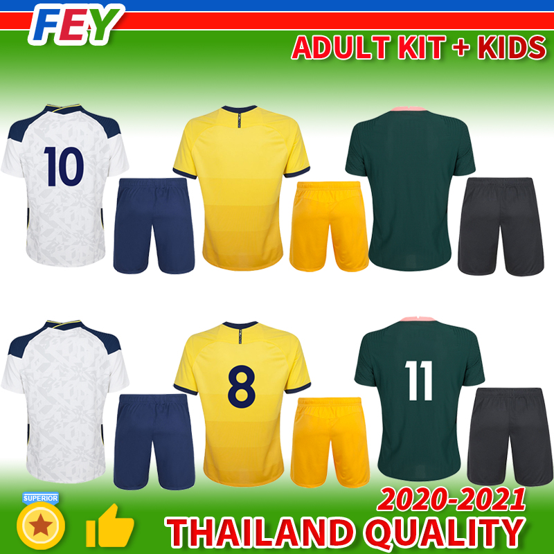 

Maillot De Foot Soccer Jerseys 2021 Personalized 20 21 men kids kit Custom Football Uniform Survetement Uniforms Sports Clothes, Black;yellow