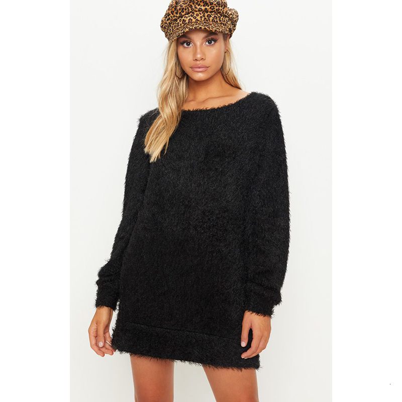 

2021 Black Fleece Flockin O-neck Loose Sweatshirt Sexy Women Autumn New Long Sleeve Casual Pullovers Streetwear 0avx