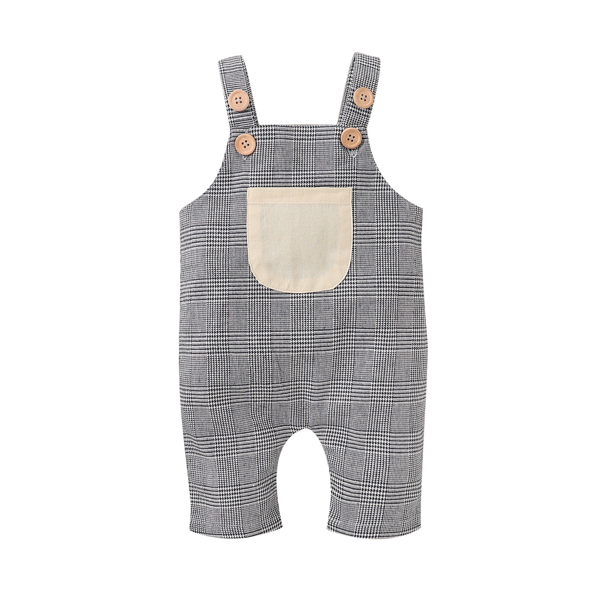 

2021 summer Newborn Infant Baby Boys Girls Clothes Sleeveless Strap Romper Patchwork Jumpsuit Overalls Outfits 0-18M