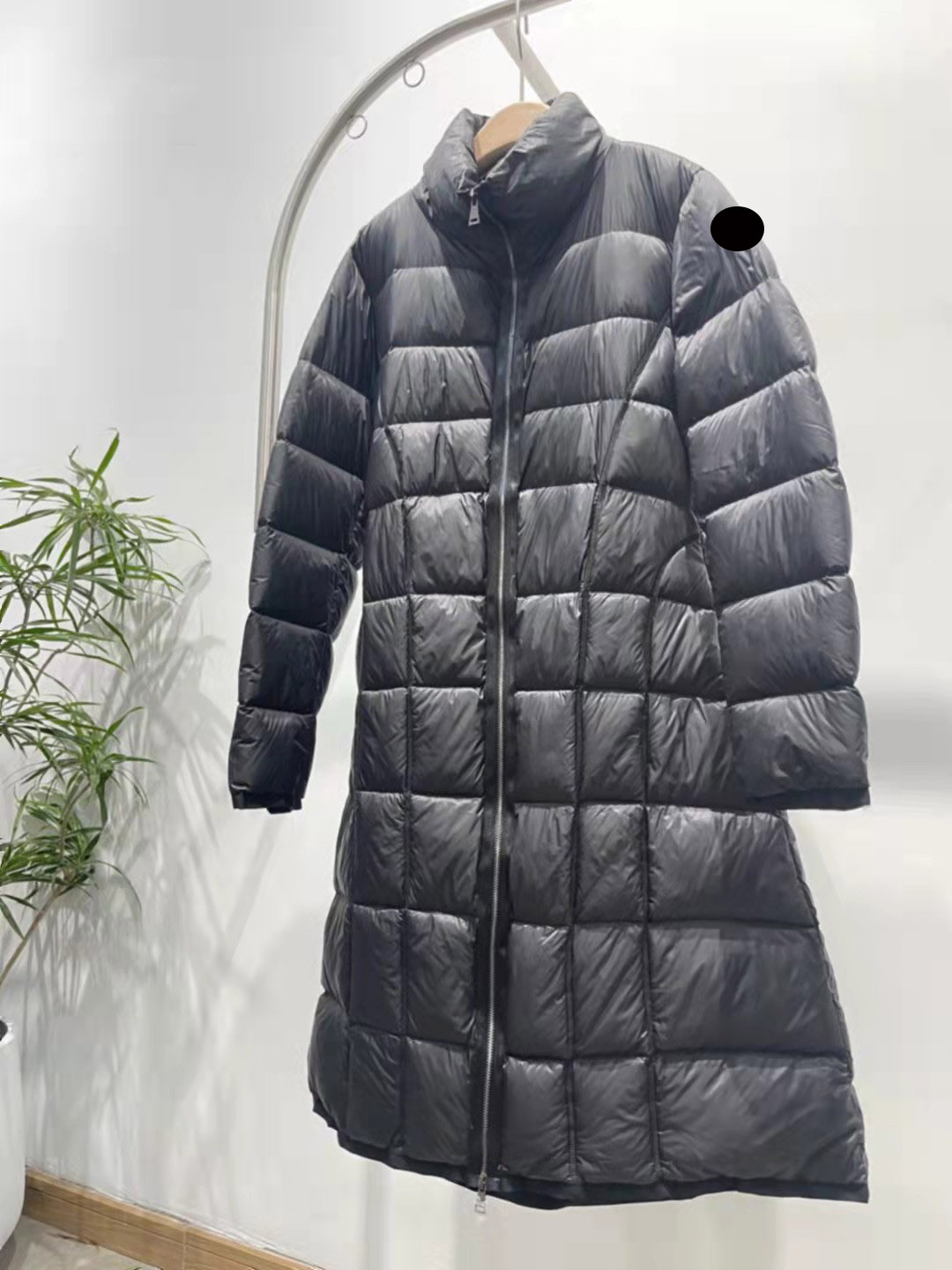 

Luxury French Women's down jacket maya france brand Long Thick warm Turtleneck Slim zipper coat, Supplement (not shipped separately)