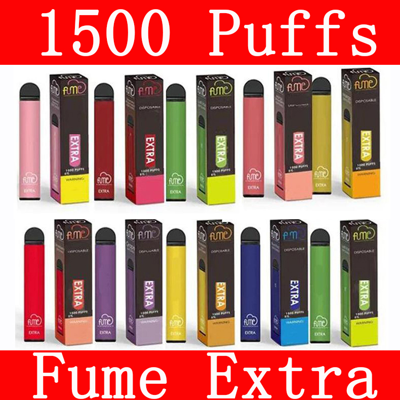 

Fume Extra Disposable Vape Pen Device Pod Kit Cigarette Local Vape starter disposable E-Cig Fume Extra 1500 puffs disposable vapes VS puff bars plus