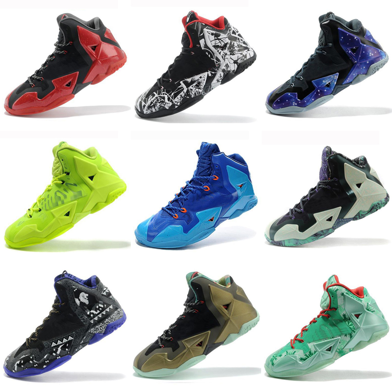 

High Quality XI 11 Premium What The 2014 South Beach Away BHM Christmas Green Glow Crimson Red Men Sports Basketball Shoes Size 40-46, As photo 9