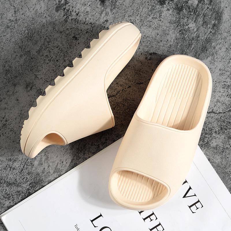 

Slippers 2021 Summer Beach Women's Thick Platform Slides Comfortable For Men Home Bathroom High Heels Shoes EVA, Red