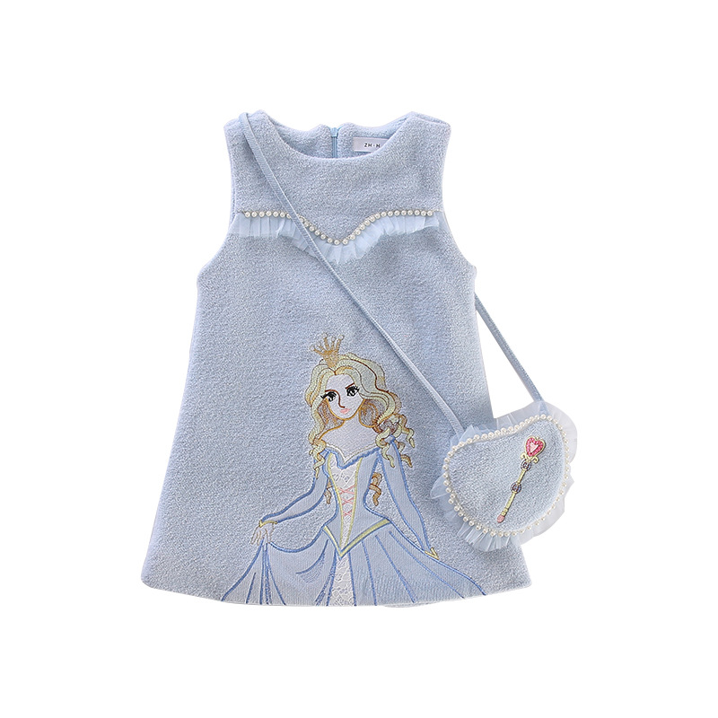 

Girls Autumn Winter Sweater Set Skirt 2020 New Network Red Big Tong Princess Children's Wear Dress Two-piece, Red;yellow