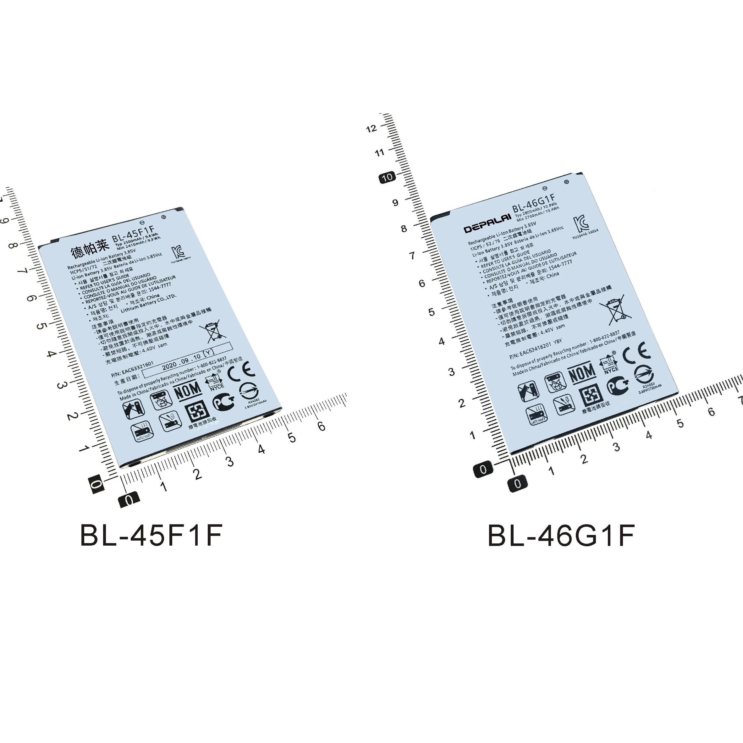 

suitable for bl45f1f bl46g1f battery k8 k4 k3 m160 aristo ms210 x230k m160 x240k k20 tp260 k425 k428 k430h k10 k20plus mobile phone battery