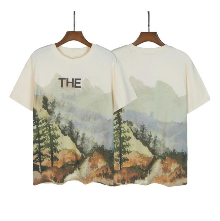 

22SS summer new Men's T-Shirts Mens women's T-Shirts Short Sleeves casual Designers High Quality pure cotton brand GI T-shirt, White