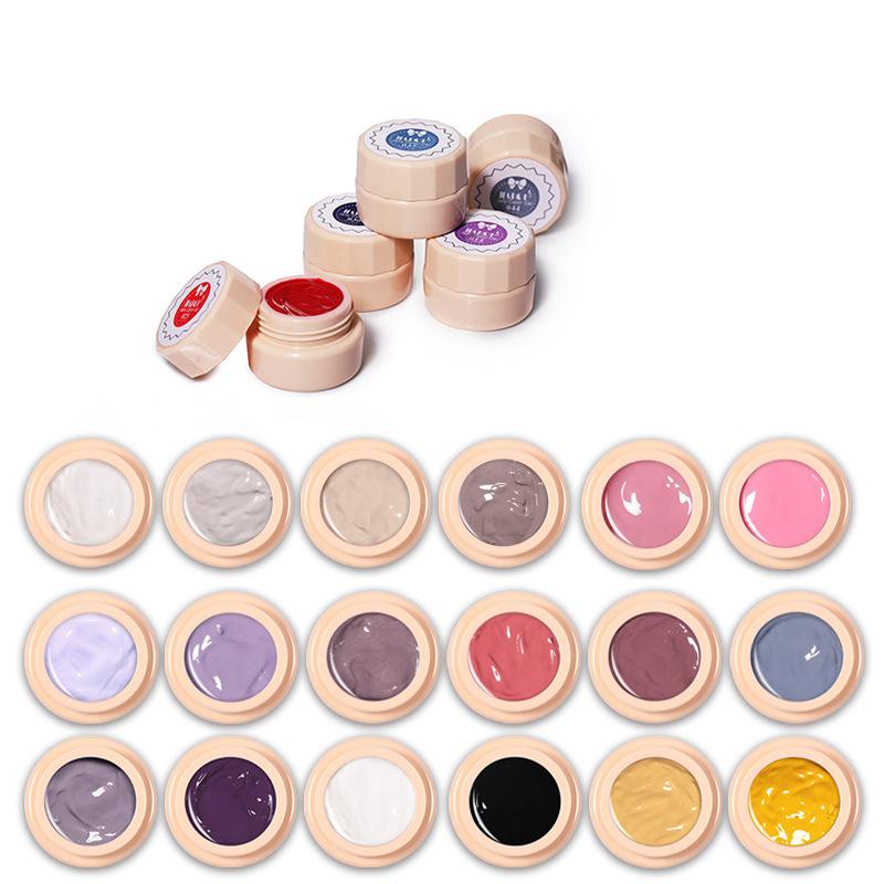 

Nail Gel 2021 Est Color Mud Pure Paint DIY Art Design Quality Polish Manicure Varnishes UV, 14