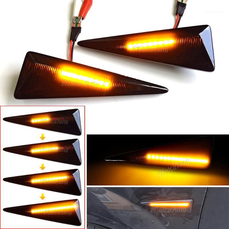 

Emergency Lights 2pcs Led Dynamic Turn Signal Side Marker Light Sequential Blinker Lamp For Espace 4 Vel Satis Wind Avantime Megan