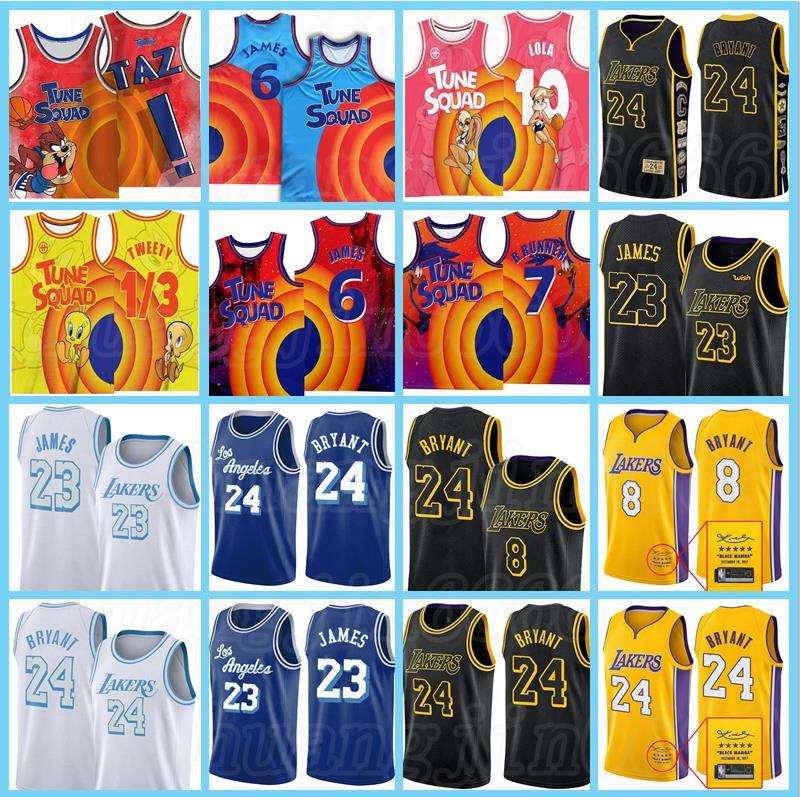 

23 Los 8 LeBron Jersey 6 James Angeles Basketball Bryant LakersBill Murray 24Michael D.DUCK 10 Lola Bunny New Tweety 7 R.RUNNER
