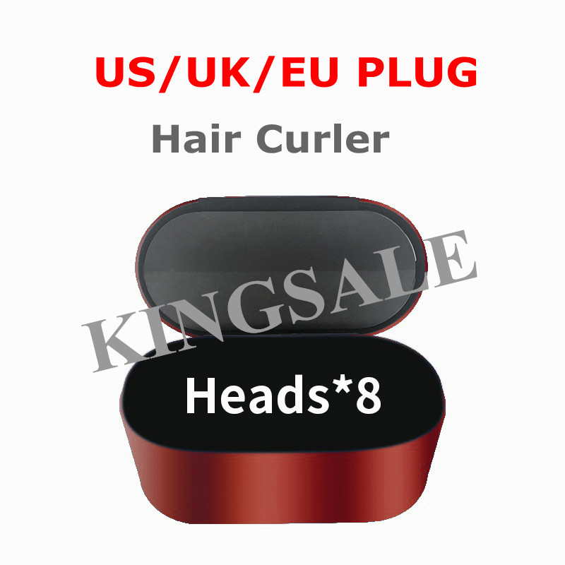 

Hair Styler Curler Professional Salon Tools EU/US/UK Version 8Heads Curling Iron for Normal Hair Gift Box Fast Specil Shipping