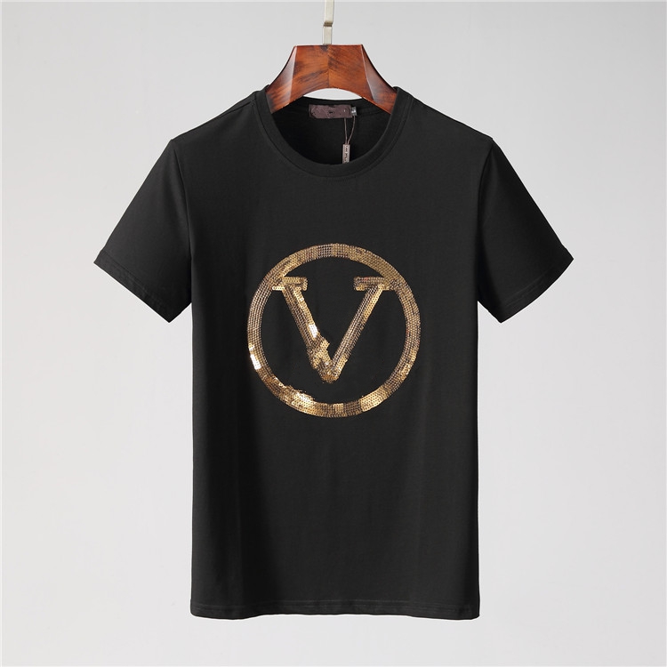 

Fashion Designer Shirts Men short sleeve T-shirt original single Lapel shirt men's jacket sportswear jogging suit Summer Sports T-shirt, White;black