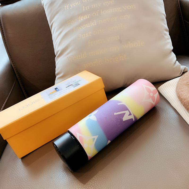 

classic new hot sale Water Bottles temperature display Thermos cup unisex hot sale classic printed style water cup