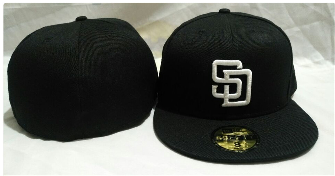 

Men's new arrival Black Color White SD Size Baseball Fitted Cap Brand Fashion Fan's Top Quality Full Closed Hats in Size 7- Size 8, Blue;gray