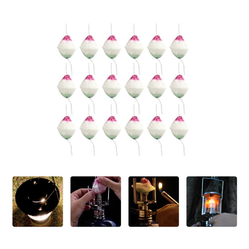 

Lamp Covers & Shades 40pcs Camping Gas Lanterns Wick Cover Outdoor Gaslight Mesh