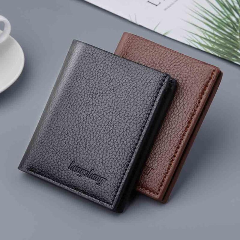 

Wallets DAIGELO Est Men's Wallet Short Vertical Ultra-thin Bank Card Package Small Purse Money