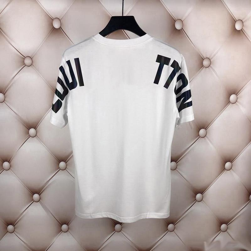 

2021 Fashion Mens Designers T Shirts Summer Men T Shirt Crane Printing High Quality T Shirt Hip Hop Men Women Short Sleeve Tees, Orange