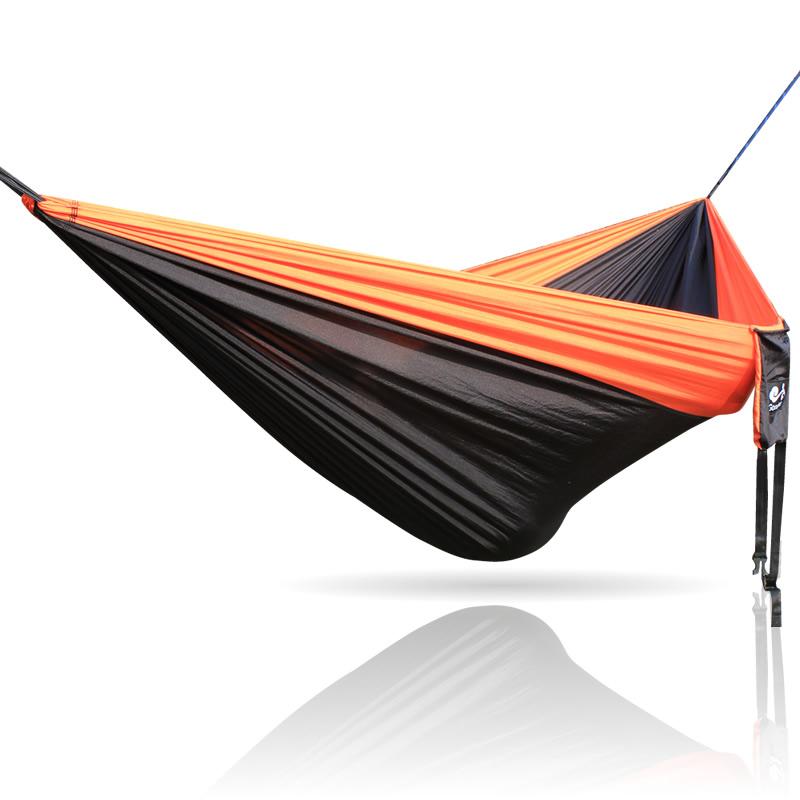 

Double Camping Hammock - Lightweight Nylon Portable Hammock, Best Parachute Double Hammock for Backpacking,Camping,Beach& Yard