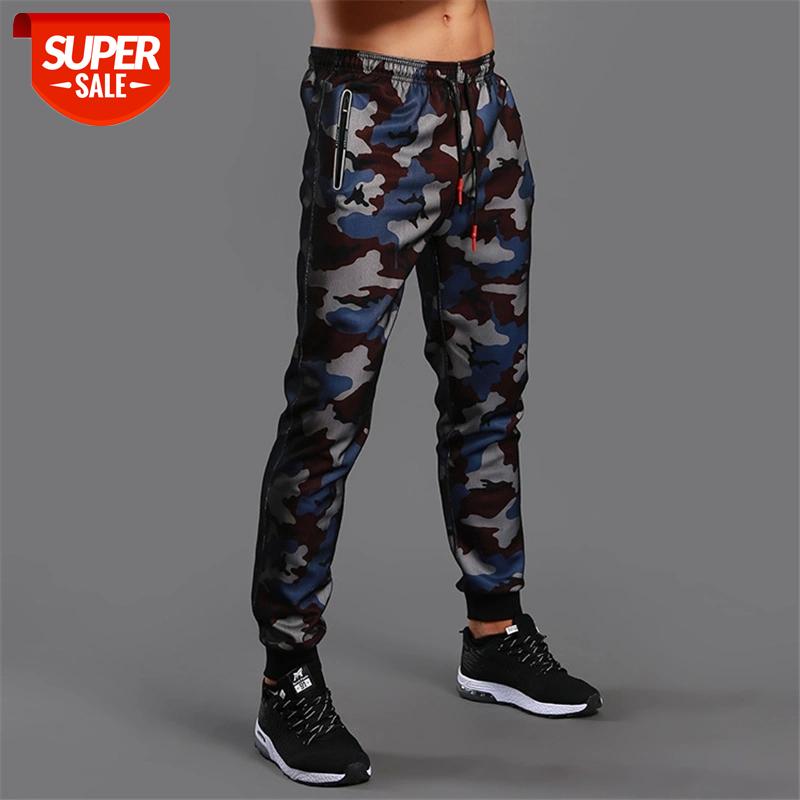 

2020 Camouflage Jogging Pants Men Sports Leggings Fitness Tights Gym Jogger Bodybuilding Sweatpants Sport Running Pants Trousers #ti6i, Black