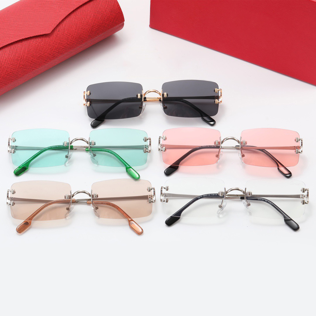 glasses frame red lenses sunglasses for women buffalo horn eyeglasses unisex mens fashion eyewear with rimless gold glass frames lunettes 58 14 1
