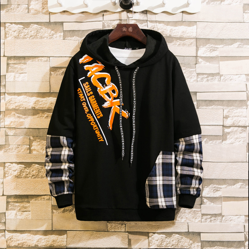 

2021 Spring Autumn Hoodies Men New Arrival Long Sleeve Hooded Male Korean Version Fashion Handsome Youth Hip Hop Hoodie X36r, Gold