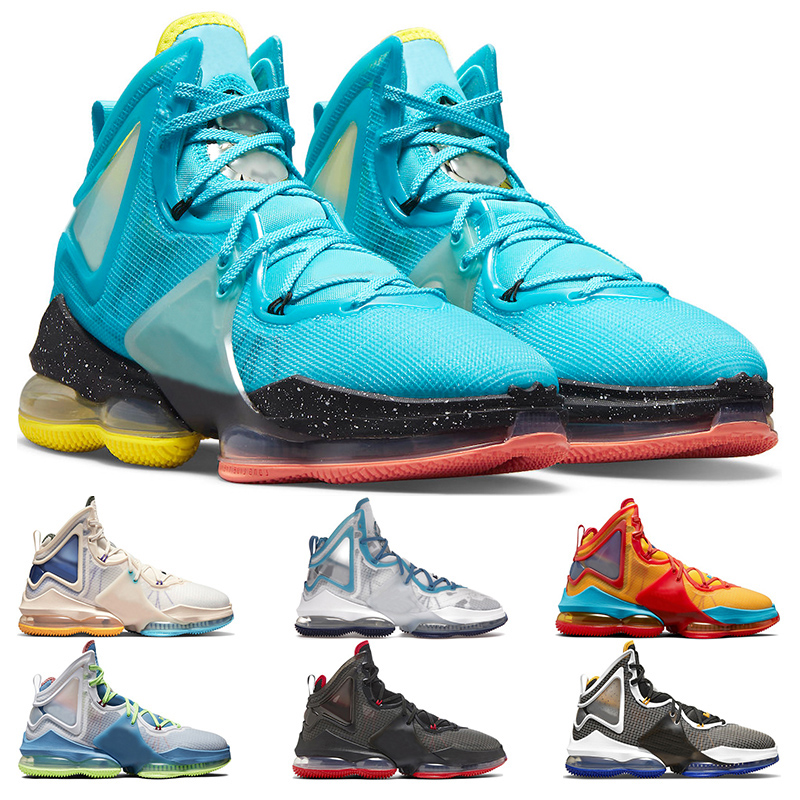 

top lebrons 19 men basketball shoes 19s Tune Squad Space Jam Minneapolis Hardwood Classic Dutch Blue Lime Glow Bred mens trainers sports sneakers fashion outdoor