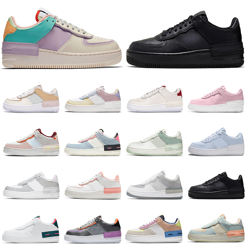 

Lower Price shadow running shoes dunk 1 men women triple white black Tropical Twist mens trainers sports sneakers size 36-45