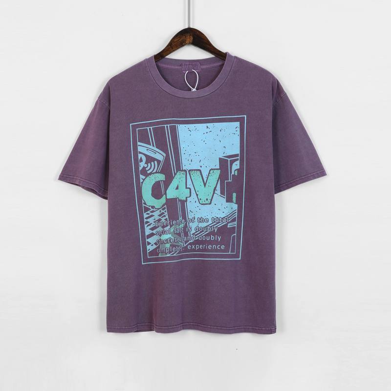 

2021 New 20ss C. e t Shirt Men Women Japanese Double-sided Printed Fashion Tee Washed Old Short Sleeve T-shirt Hnw1, Black4