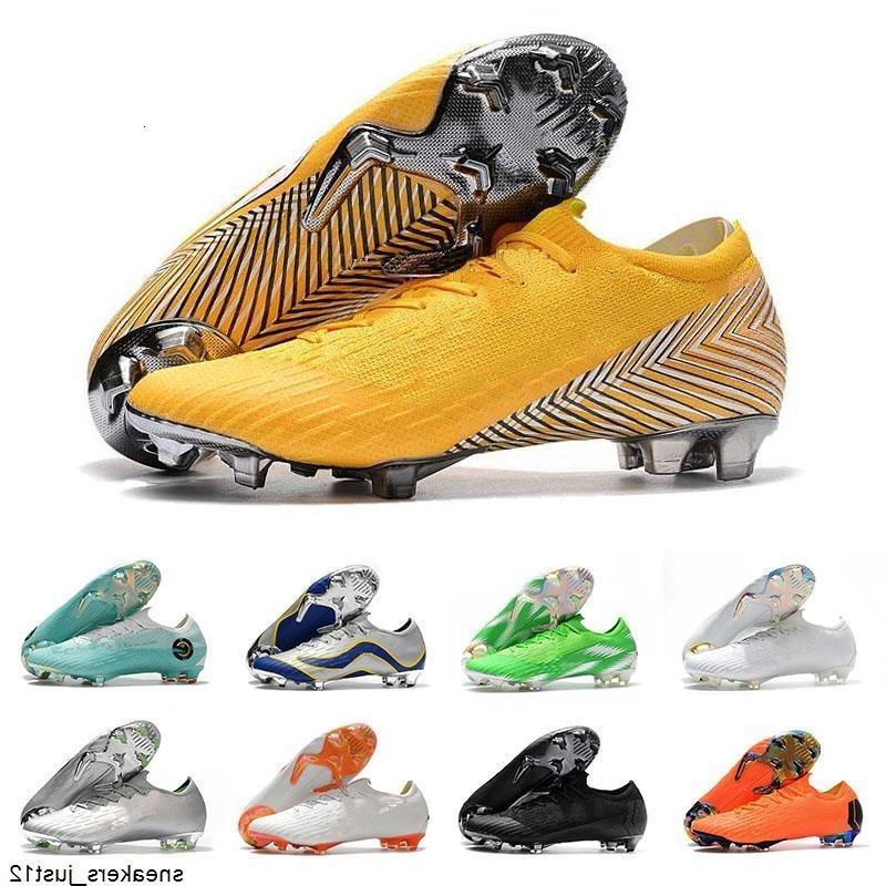 

Mens Soccer Shoes Mercurial Superfly XII PRO FG 12 Low CR7 Football Boots Ronaldo Neymar 20th Anniversary 1998-2014 Cleats Size 36-46, Bubble wrap packaging
