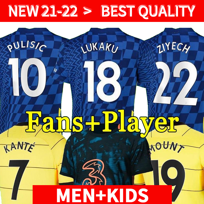 

Player version CFC soccer jersey PULISIC ZIYECH HAVERTZ KANTE WERNER ABRAHAM CHILWELL MOUNT JORGINHO 2021 2022 GIROUD football shirt 21 22 home away thrid fourth, 2122 3r