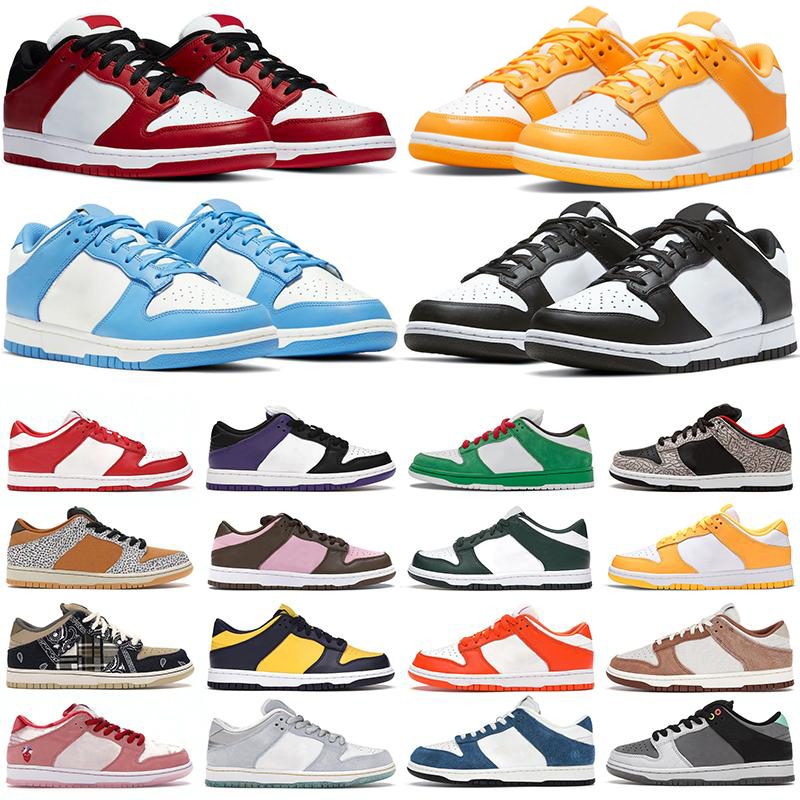 2022 Men Women Casual Shoes White Black University Blue Red Green Syracuse Cherry Cement Chicago trainer UNC Coast low mens sports sneakers Jogging Walking