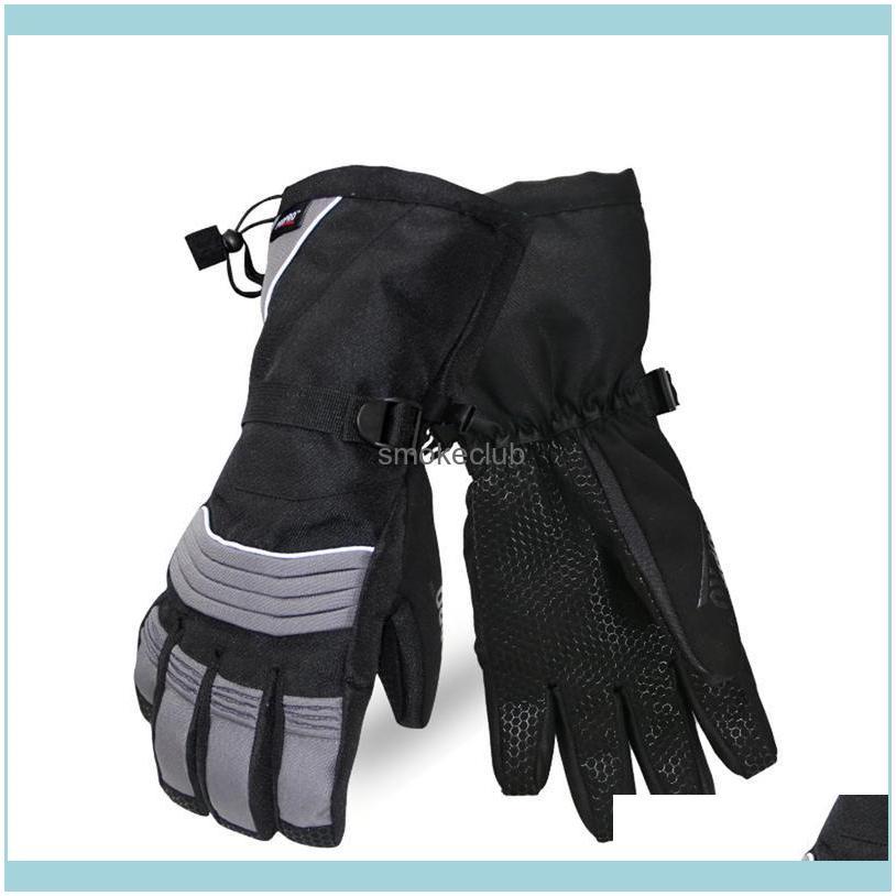 

Protective Gear Snow Sports & Outdoors Windproof Veet Padded Warm Gloves For Men Women Thermal Ski Winter Fleece Waterproof Drop Delivery 20, Woman