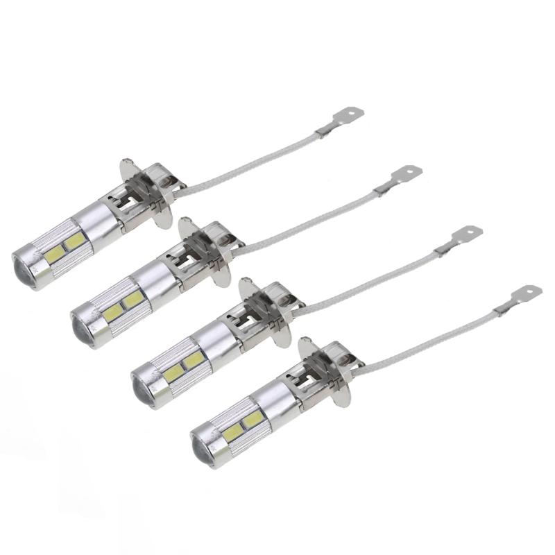 

Car Headlights 4Pcs H3 Light 5630 10SMD LED Fog Driving Lamp Bulb White Auto Head For Lighting