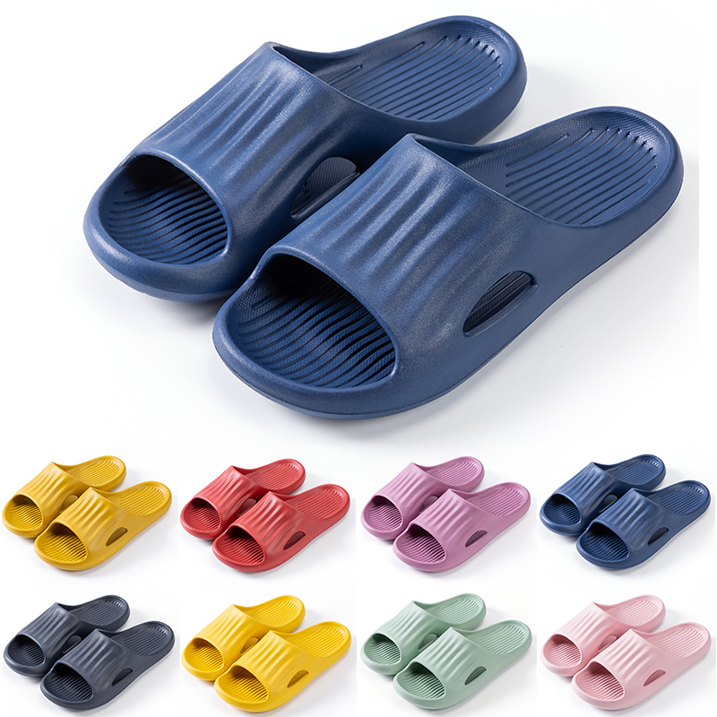 

Discount Non-Brand mens women slippers shoes red Lemon yellow green pink purple blue men slipper bathroom wading shoe size 36-45, Item #1