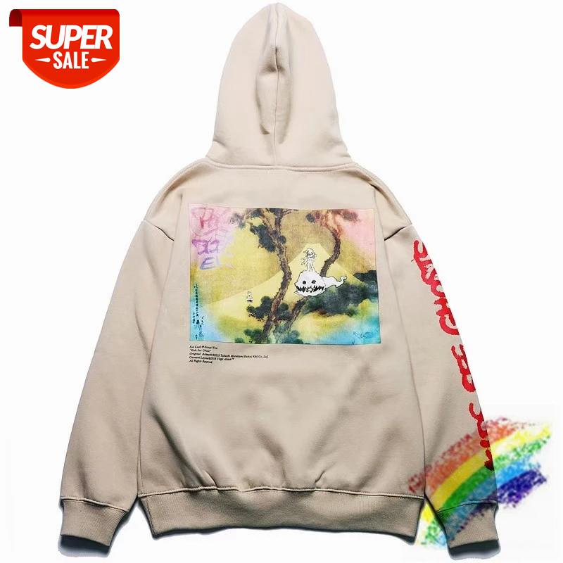 

Kids See Ghost Kanye West Hoodie Men Women lucky me  see ghos Pullover Feel Sweatshirts #bA2a, Black