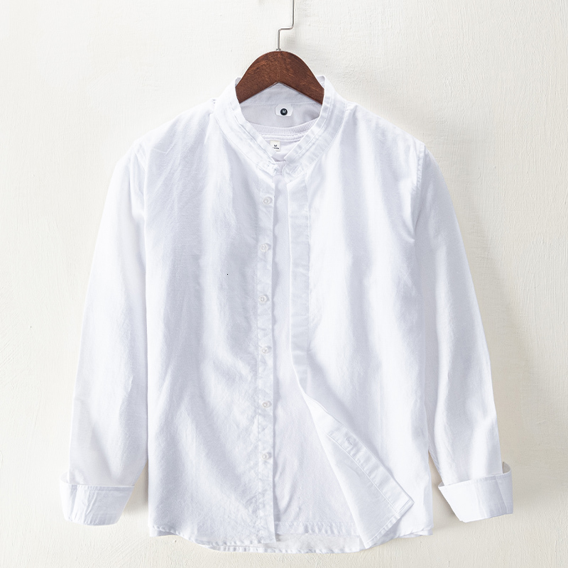 

2021 Long Sleeve Style Italian Male Mark White Linen Shirts for Casual Men Comfortable Men's Shirt Chemise M443, Games