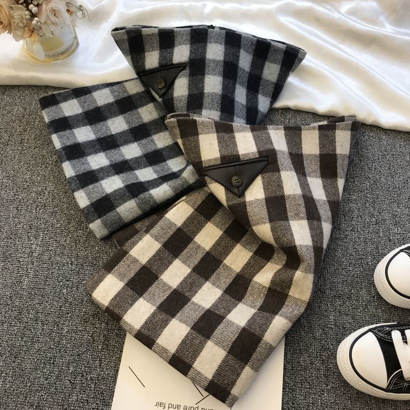 

2021 New Winter Korean of plaid woolen skirt with high waist and thin A-line bag hip B7TT, Coffee color