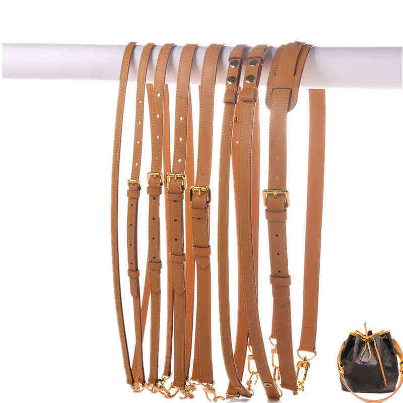

Bag strap 100% genuine leather tote handbag designer shoulder messenger belt oxidation cow accessory parts J0510