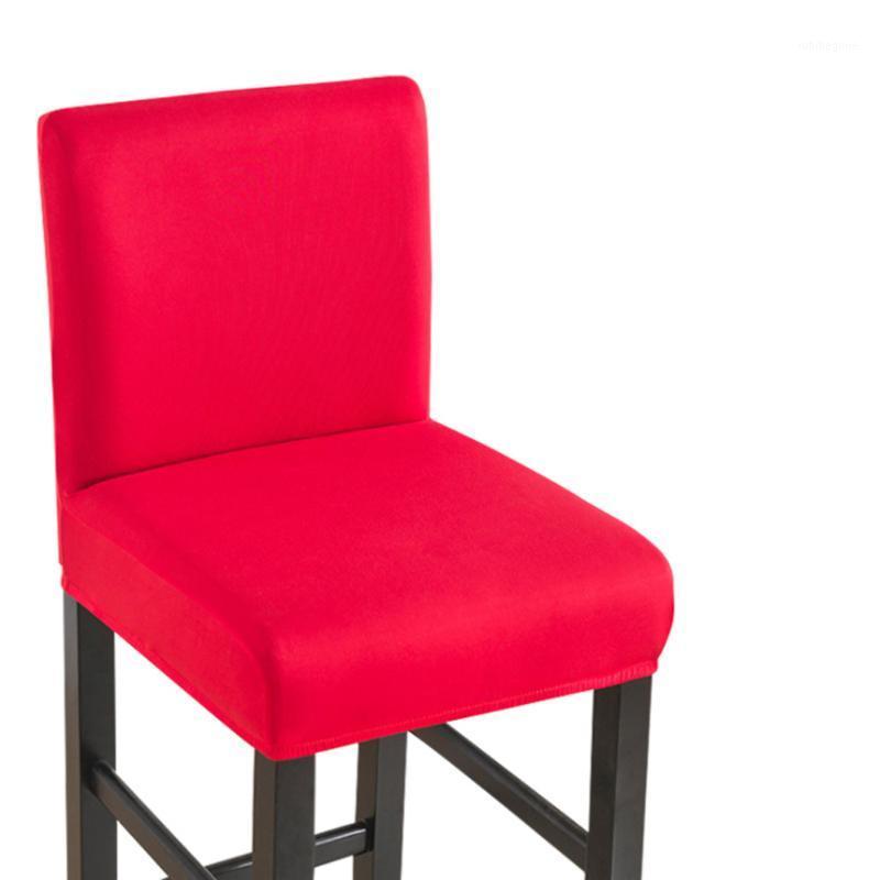 

Low Back Chair Cover Spandex Stretch Removable Washable Cafe High Stool Bar Protective Universal Size Covers