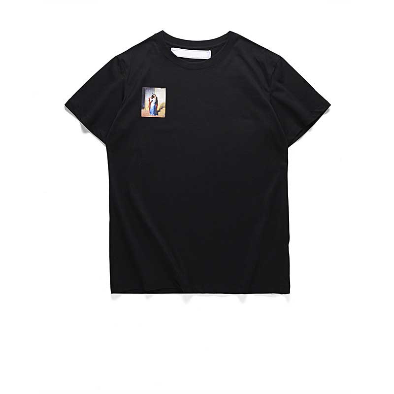 

Fashion Top Quality Mens Oil Painting Religion Tee Top Men Womens Sunmer Designer Tshirt Casual Streetwear Shirt Man Clothing, Desiccant