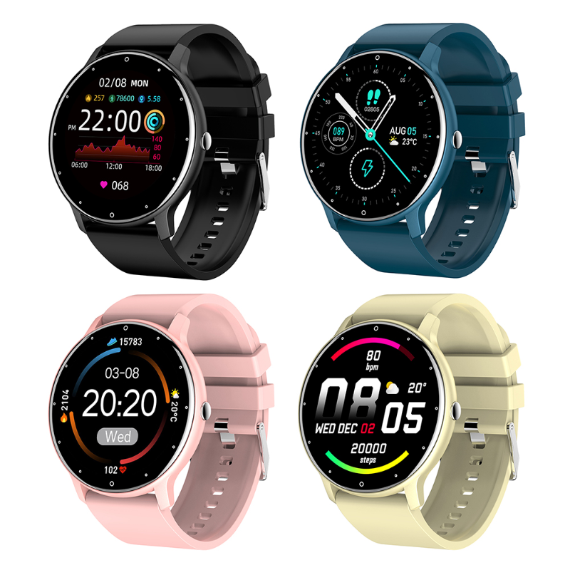 

ZL02 Smart Watch Men Full Touch Screen Sport Fitness Watches IP67 Waterproof Bluetooth For Android ios smartwatch Men+box