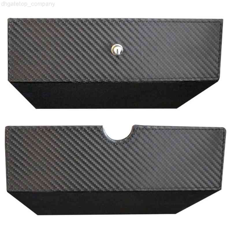 

Fit for T-esla Model S/X Center Console Organizer Hidden Storage Box Sunglasses Holder Friendly Leather Car Accessories