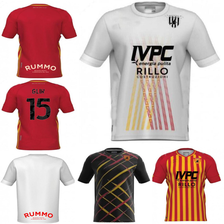

Top quality20 21 Benevento Calcio SOCCER JERSEYS 2020 2021 Lapadula VIOLA Glik Caprari I.FALQUE Ionita football shirts uniforms special, Black;yellow
