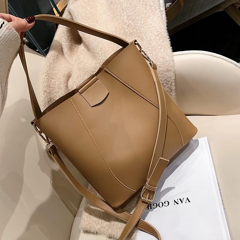 

Fall/winter Bucket bags 2021 Fashion Large Capacity Handbags Shoulder Slung bags, Black