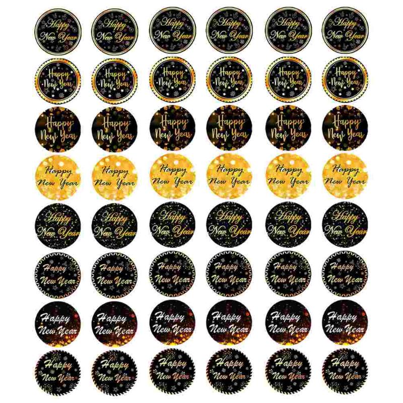 

Gift Wrap 1000pcs Year Diy Packaging Sticker Greeting Cards Seal Stickers