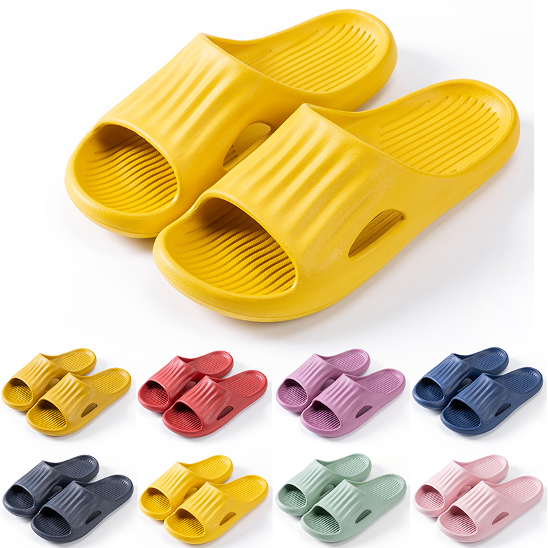 

Outdoor Non-Brand mens women slippers shoes red Lemon yellow green pink purple blue men slipper bathroom wading shoe size 36-45, Item #1