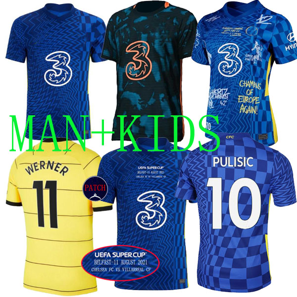 

21 22 cfc WERNER 42 CHAMPIONS finals soccer jerseys SPECIAL LUKAKU 9 home .SILVA player vcersion ZIYECH football shirt PULISIC HAVERTZ jersey Camiseta 2021 MOUNT Kid, Third man 2