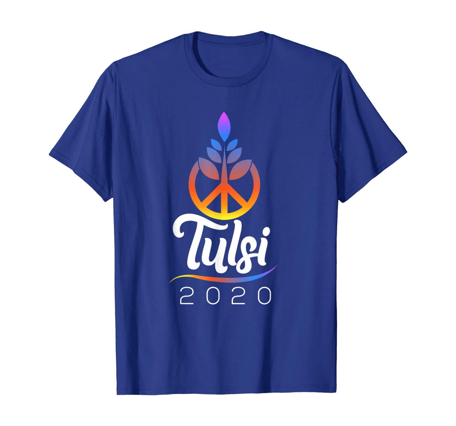 

TULSI 2020 - Tulsi Gabbard for President T-shirt, White;black