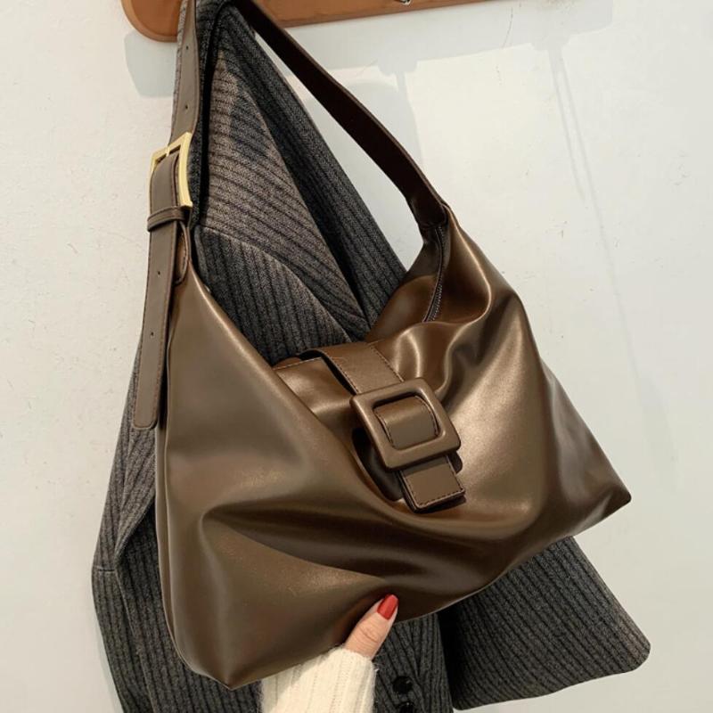 

Vintage Large Tote bag 2021 Fashion New High-quality PU Leather Women's Designer Handbag High capacity Shoulder Messenger Bag, Black